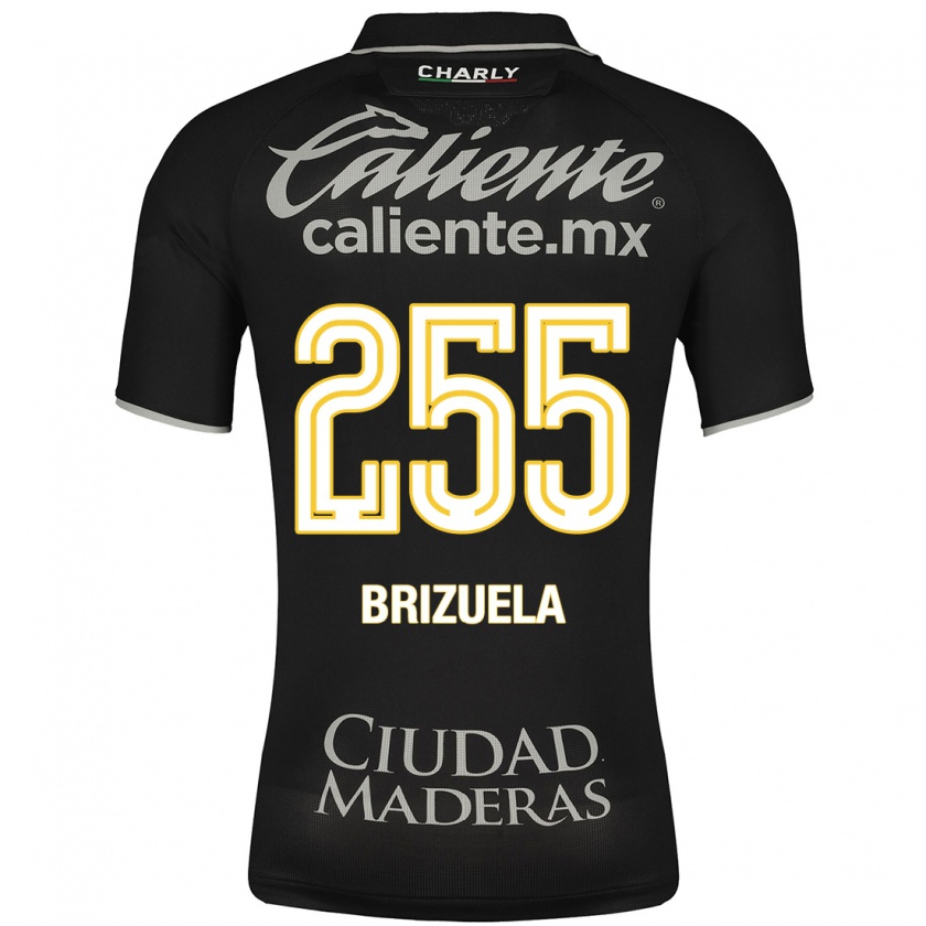 Kandiny Enfant Maillot Juan Brizuela #255 Noir Tenues Extérieur 2023/24 T-Shirt