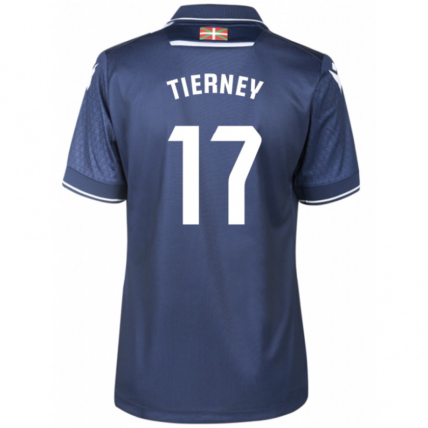 Kandiny Enfant Maillot Kieran Tierney #17 Marin Tenues Extérieur 2023/24 T-Shirt