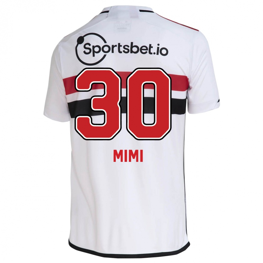 Kandiny Homme Maillot Mimi #30 Blanc Tenues Domicile 2023/24 T-Shirt