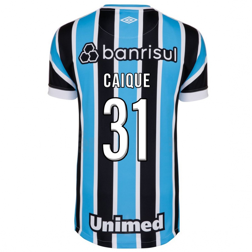 Kandiny Homme Maillot Caíque #31 Bleu Tenues Domicile 2023/24 T-Shirt