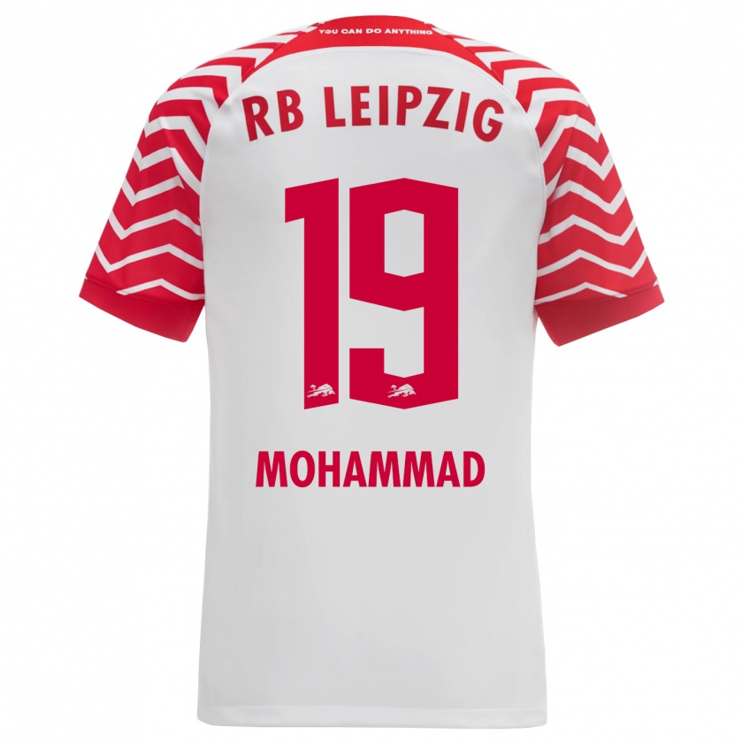 Kandiny Homme Maillot Sammy Mohammad #19 Blanc Tenues Domicile 2023/24 T-Shirt