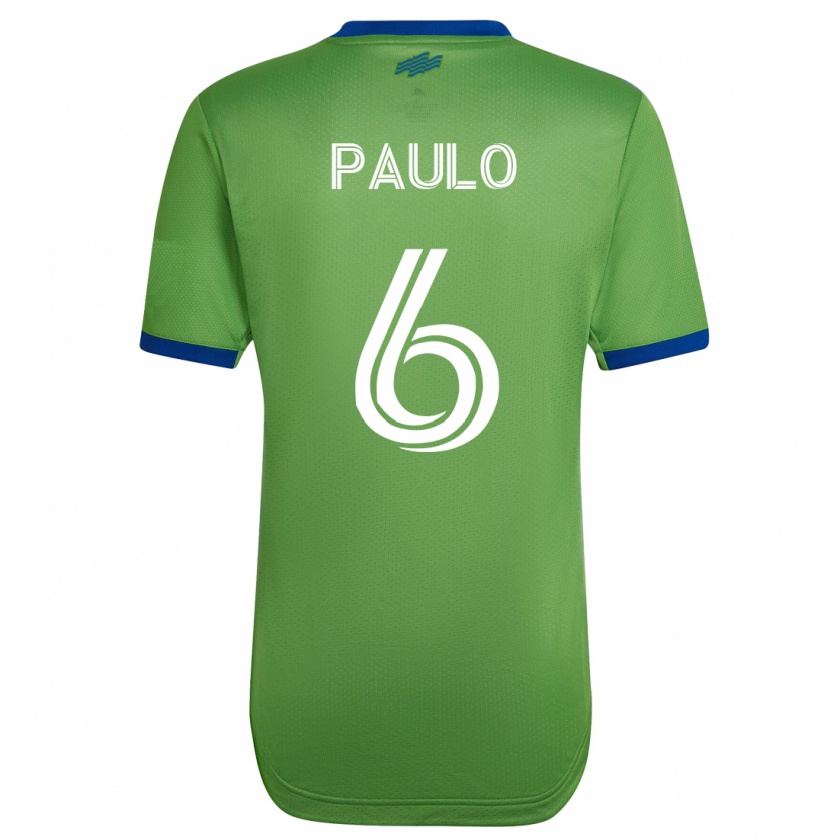 Kandiny Homme Maillot João Paulo #6 Vert Tenues Domicile 2023/24 T-Shirt