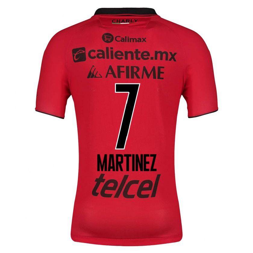 Kandiny Homme Maillot Alejandro Martínez #7 Rouge Tenues Domicile 2023/24 T-Shirt