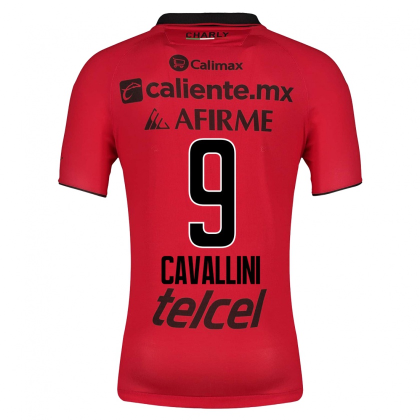 Kandiny Homme Maillot Lucas Cavallini #9 Rouge Tenues Domicile 2023/24 T-Shirt