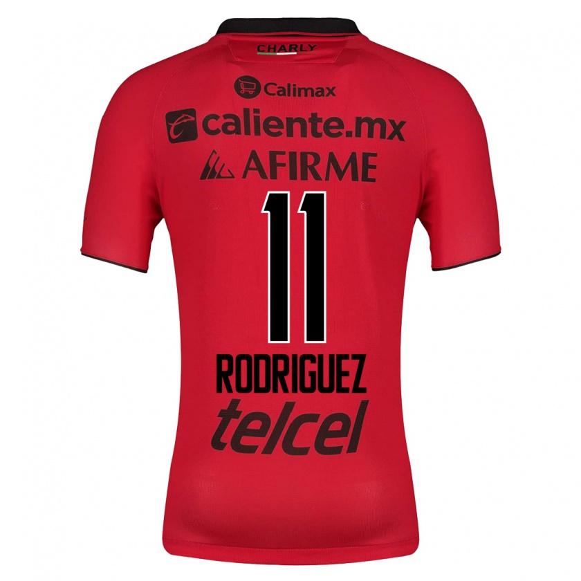 Kandiny Homme Maillot Lucas Rodríguez #11 Rouge Tenues Domicile 2023/24 T-Shirt