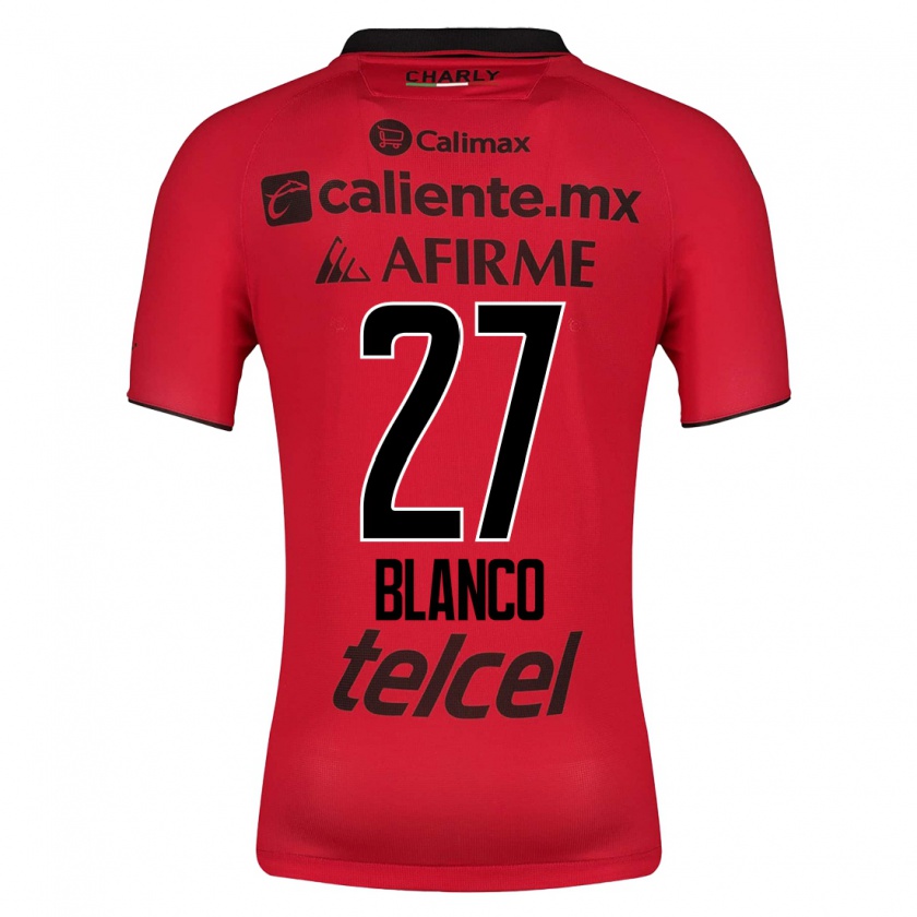Kandiny Homme Maillot Domingo Blanco #27 Rouge Tenues Domicile 2023/24 T-Shirt