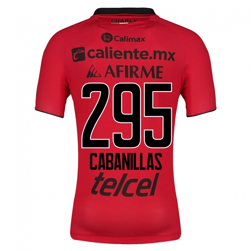 Kandiny Homme Maillot Osvaldo Cabanillas #295 Rouge Tenues Domicile 2023/24 T-Shirt