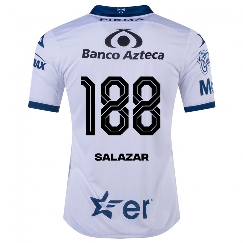 Kandiny Homme Maillot Ronaldo Salazar #188 Blanc Tenues Domicile 2023/24 T-Shirt