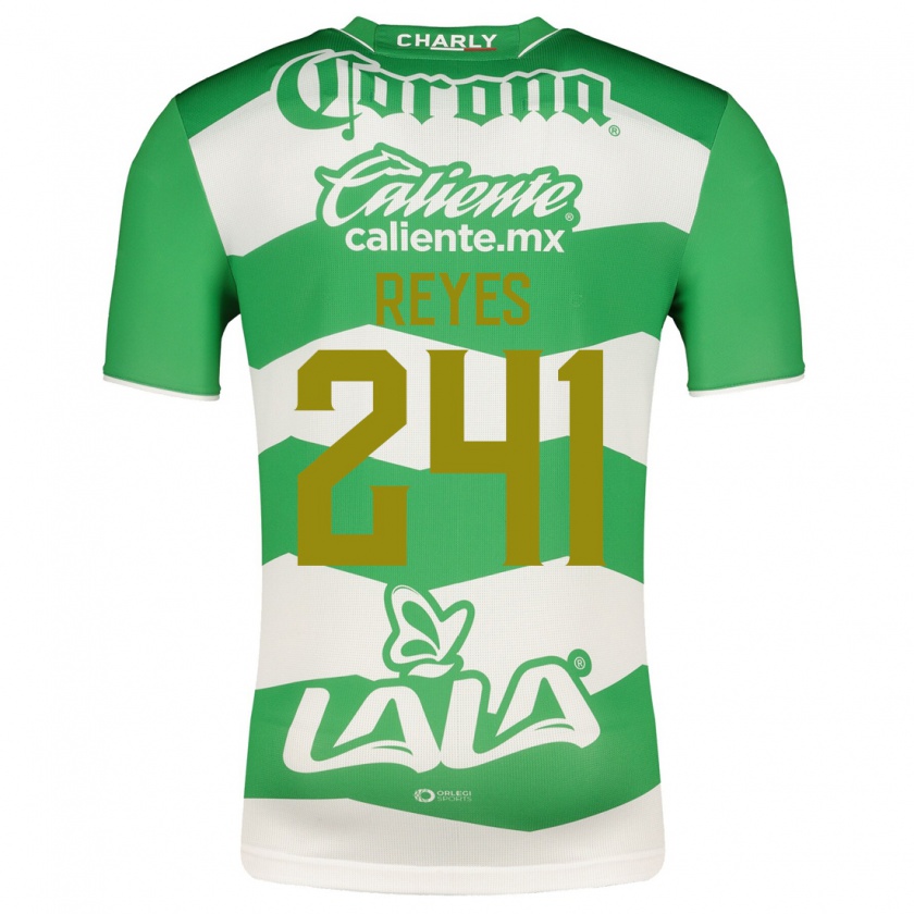 Kandiny Homme Maillot Julio Reyes #241 Vert Tenues Domicile 2023/24 T-Shirt