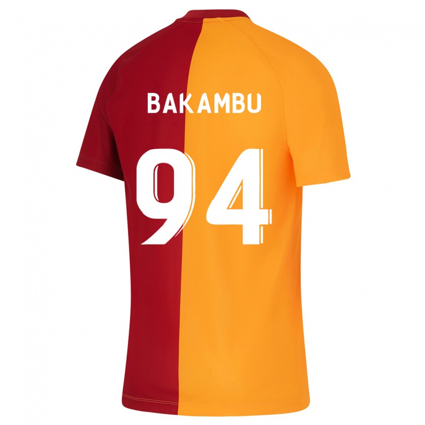 Kandiny Homme Maillot Cédric Bakambu #94 Orange Tenues Domicile 2023/24 T-Shirt