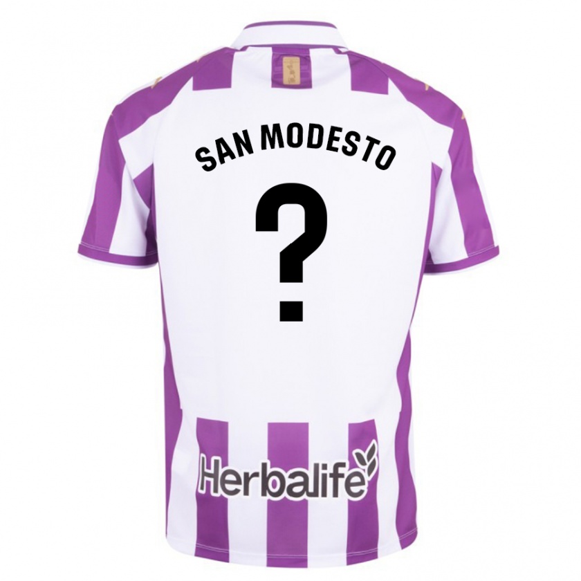 Kandiny Homme Maillot Hugo San Modesto #0 Violet Tenues Domicile 2023/24 T-Shirt