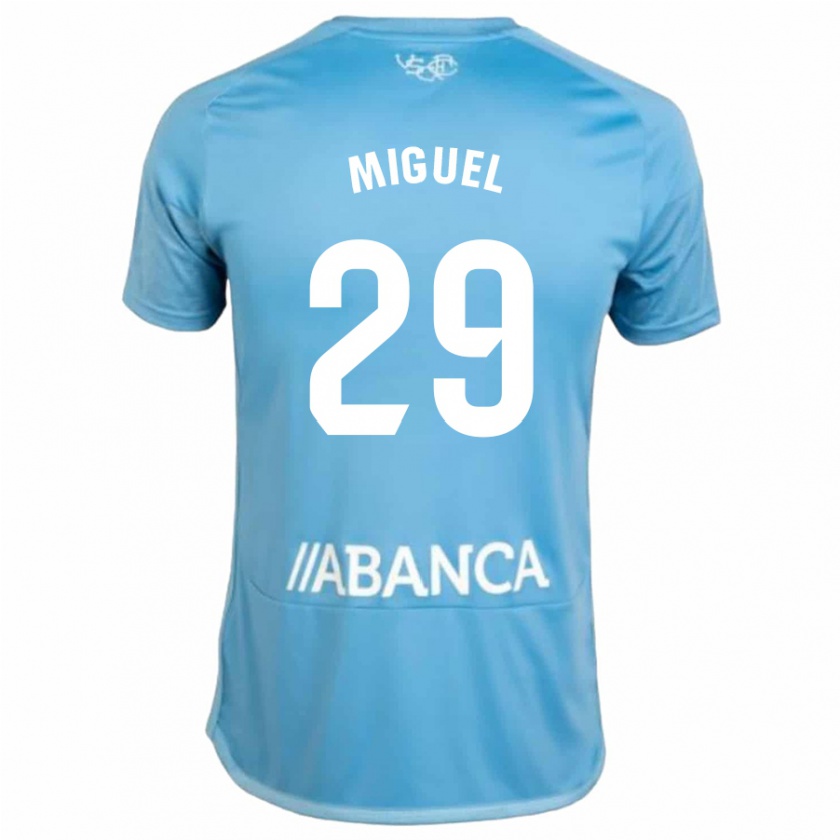 Kandiny Homme Maillot Miguel Rodríguez #29 Bleu Tenues Domicile 2023/24 T-Shirt