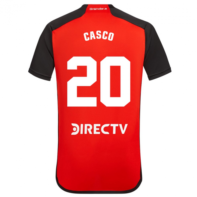 Kandiny Homme Maillot Milton Casco #20 Rouge Tenues Extérieur 2023/24 T-Shirt