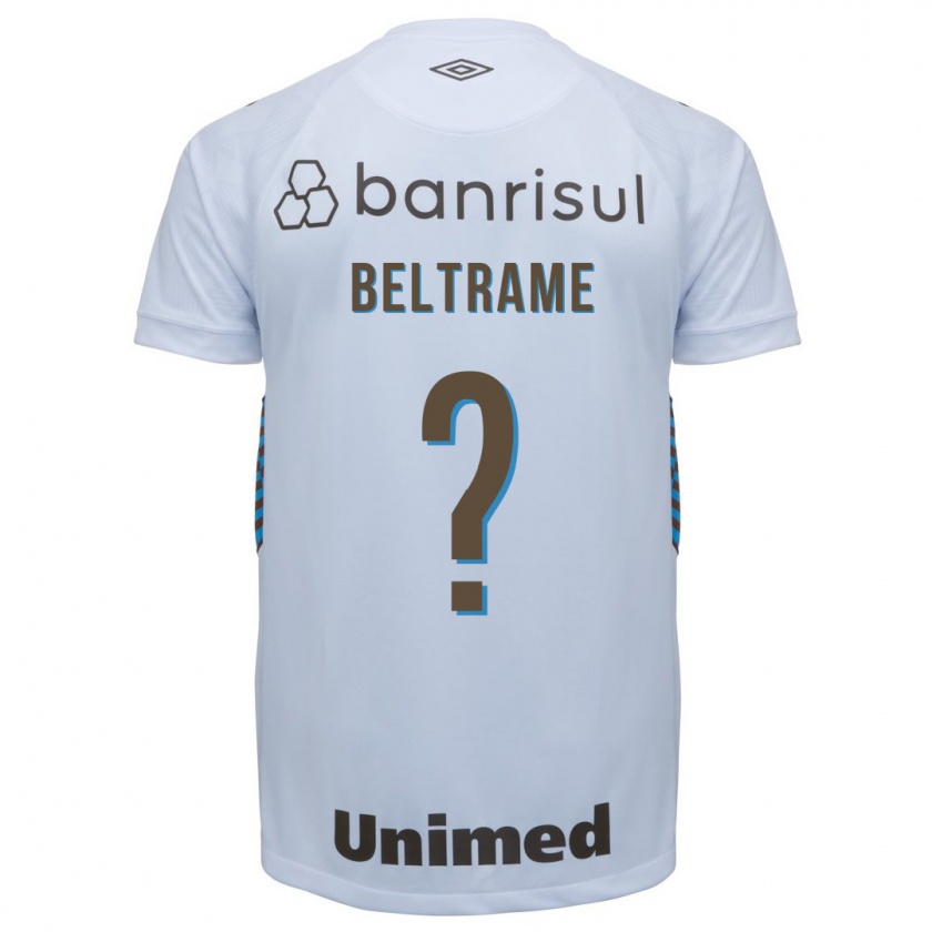 Kandiny Homme Maillot Thiago Beltrame #0 Blanc Tenues Extérieur 2023/24 T-Shirt