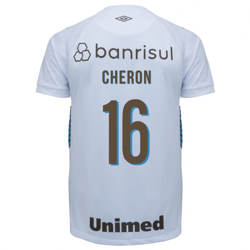 Kandiny Homme Maillot Bruno Cheron #16 Blanc Tenues Extérieur 2023/24 T-Shirt