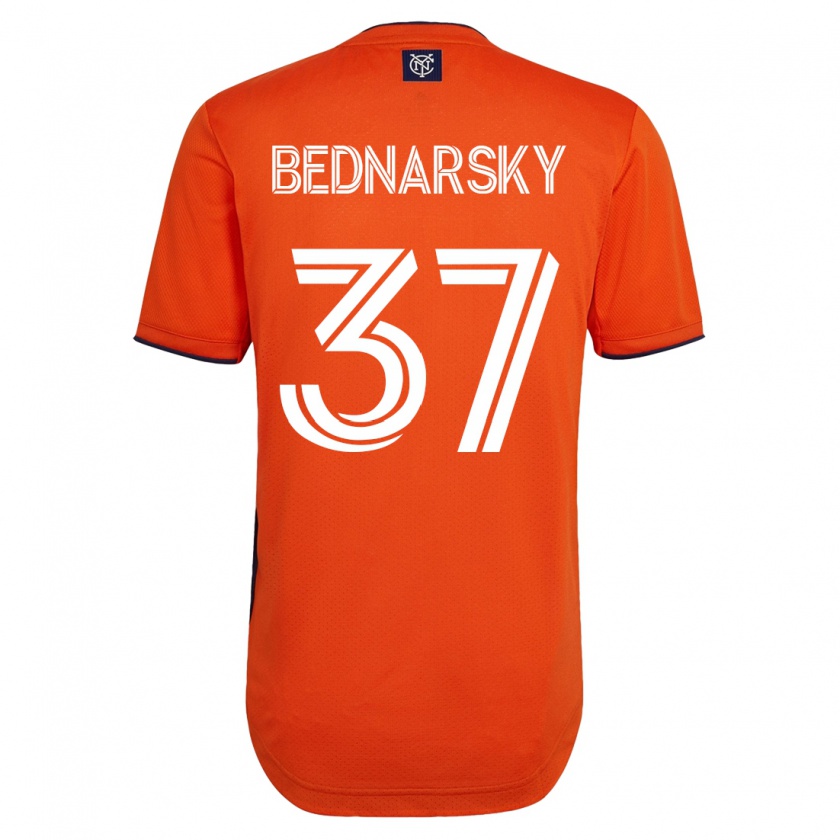 Kandiny Homme Maillot Stevo Bednarsky #37 Noir Tenues Extérieur 2023/24 T-Shirt