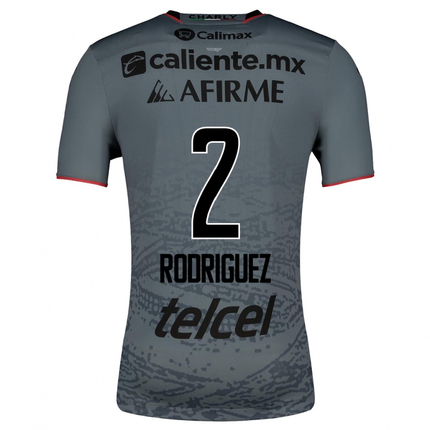 Kandiny Homme Maillot Antonio Rodríguez #2 Gris Tenues Extérieur 2023/24 T-Shirt