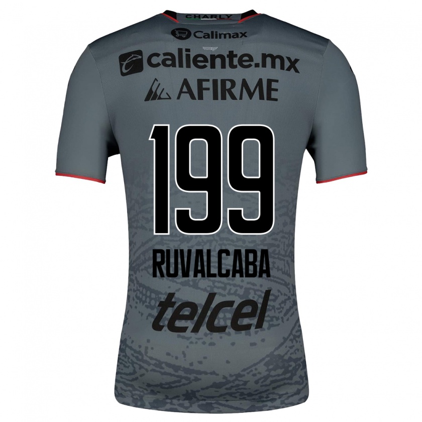 Kandiny Homme Maillot Ignacio Ruvalcaba #199 Gris Tenues Extérieur 2023/24 T-Shirt