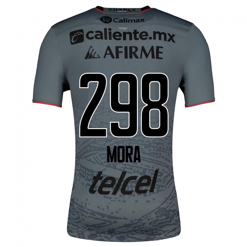 Kandiny Homme Maillot Gilberto Mora #298 Gris Tenues Extérieur 2023/24 T-Shirt