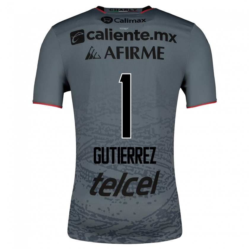 Kandiny Homme Maillot Alejandra Gutiérrez #1 Gris Tenues Extérieur 2023/24 T-Shirt
