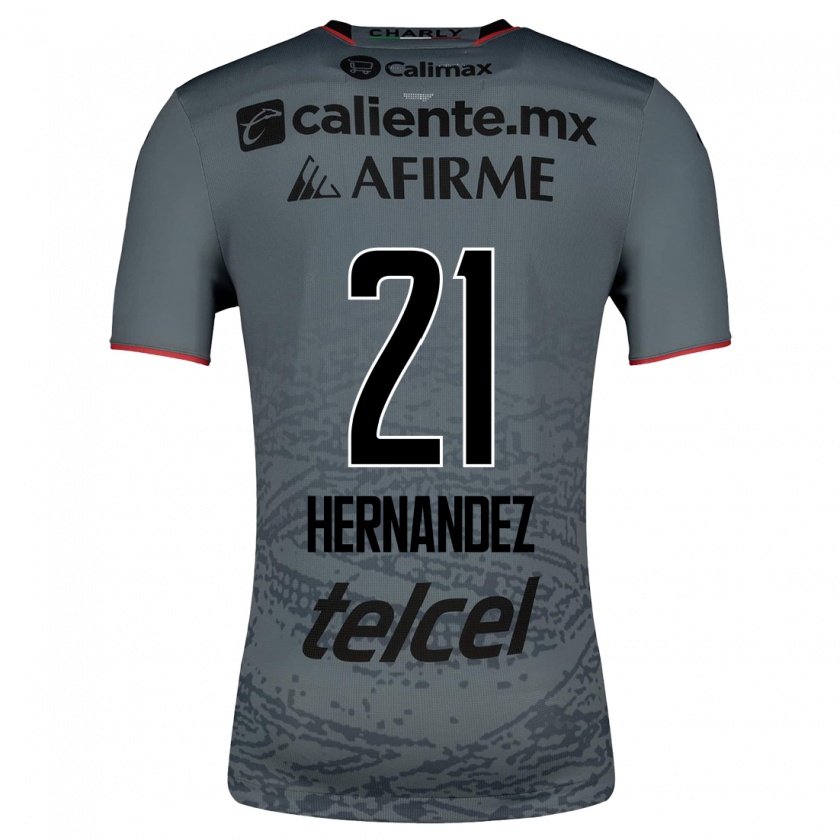Kandiny Homme Maillot Inglis Hernández #21 Gris Tenues Extérieur 2023/24 T-Shirt