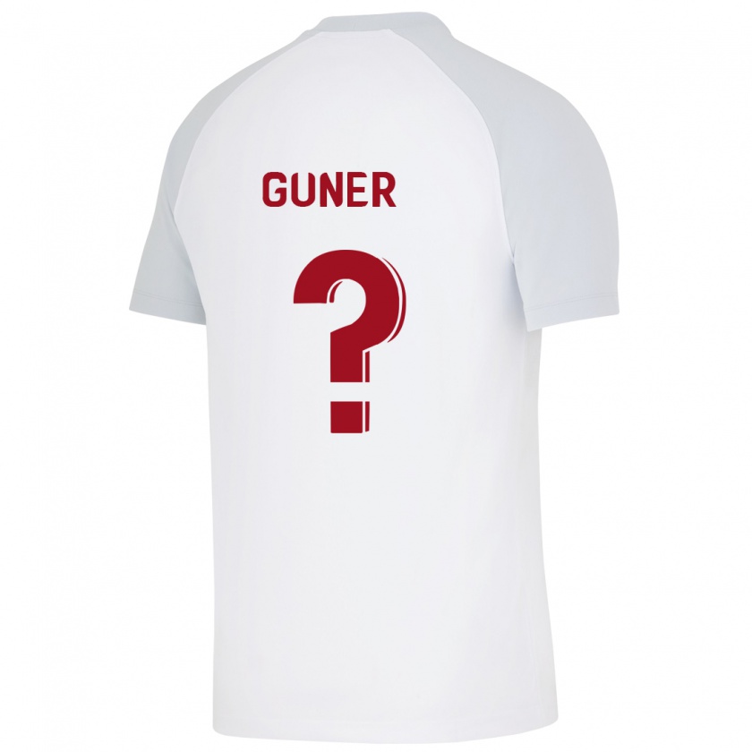 Kandiny Homme Maillot Batuhan Güner #0 Blanc Tenues Extérieur 2023/24 T-Shirt