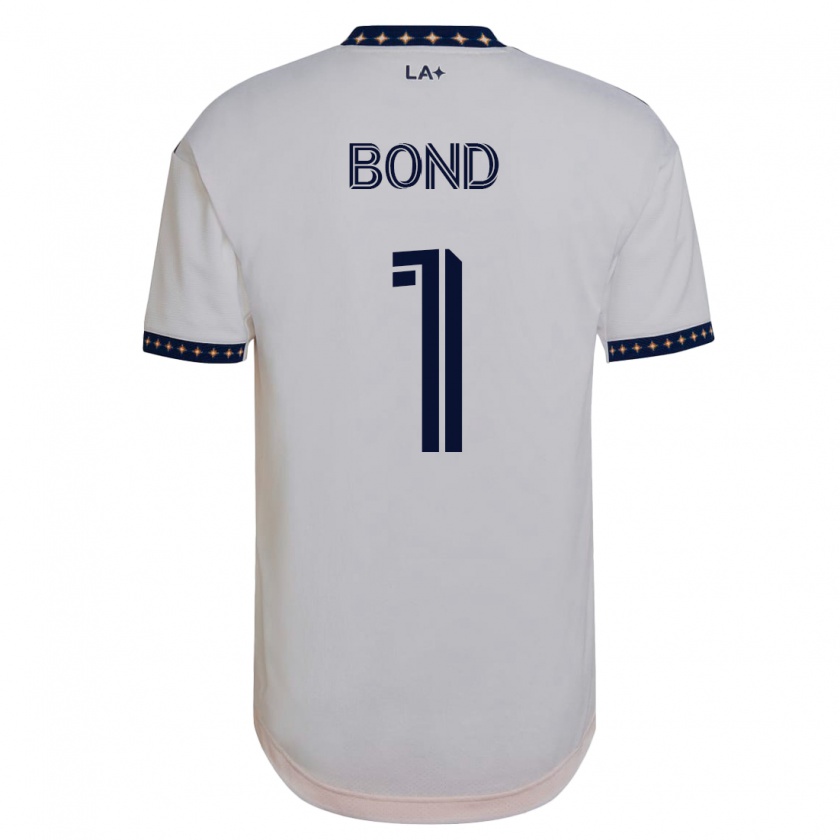 Kandiny Femme Maillot Jonathan Bond #1 Blanc Tenues Domicile 2023/24 T-Shirt