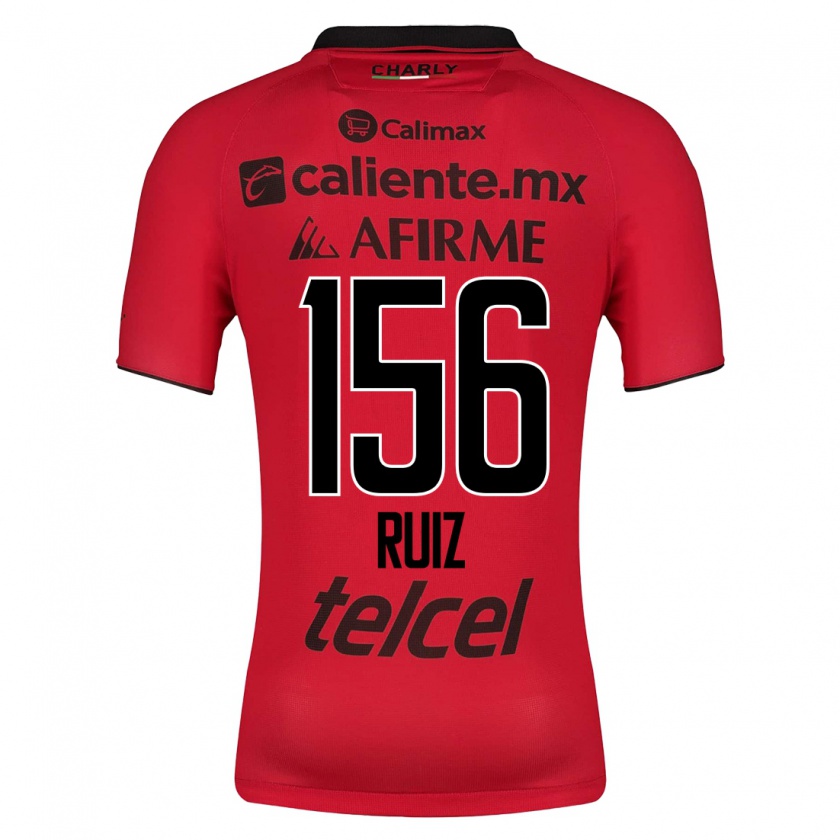Kandiny Femme Maillot Emilio Ruiz #156 Rouge Tenues Domicile 2023/24 T-Shirt