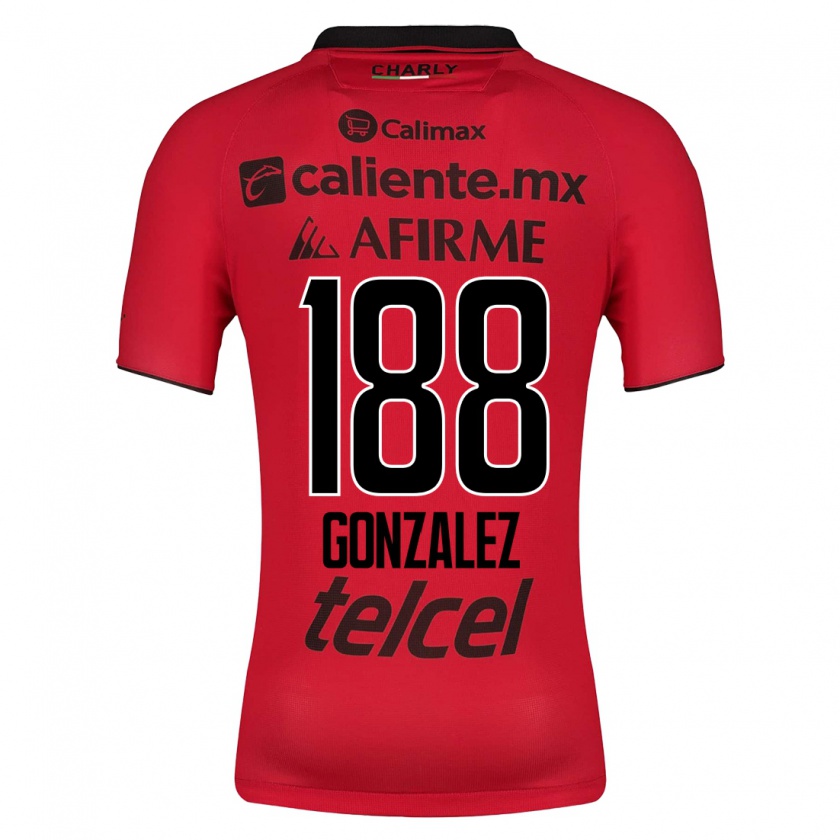 Kandiny Femme Maillot Jorge González #188 Rouge Tenues Domicile 2023/24 T-Shirt