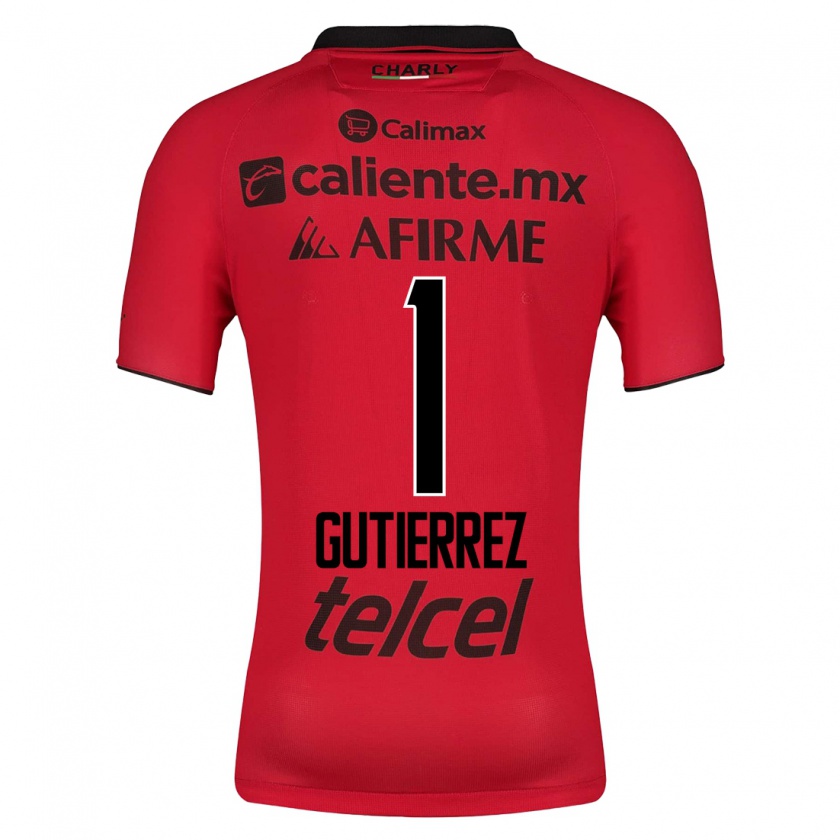 Kandiny Femme Maillot Alejandra Gutiérrez #1 Rouge Tenues Domicile 2023/24 T-Shirt