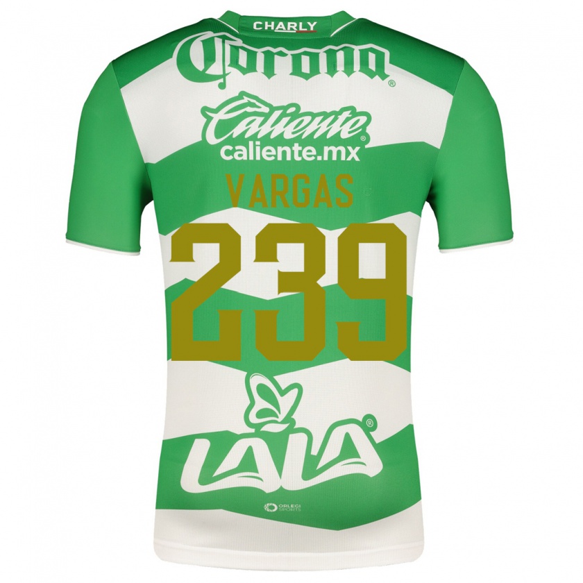 Kandiny Femme Maillot Diego Vargas #239 Vert Tenues Domicile 2023/24 T-Shirt