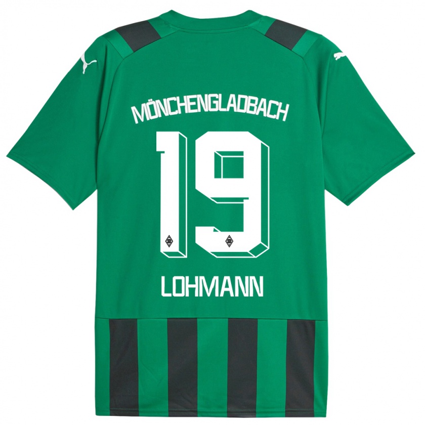 Kandiny Femme Maillot Mona Lohmann #19 Vert Noir Tenues Extérieur 2023/24 T-Shirt
