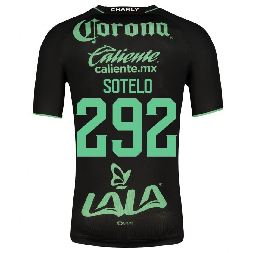 Kandiny Femme Maillot José Sotelo #292 Noir Tenues Extérieur 2023/24 T-Shirt