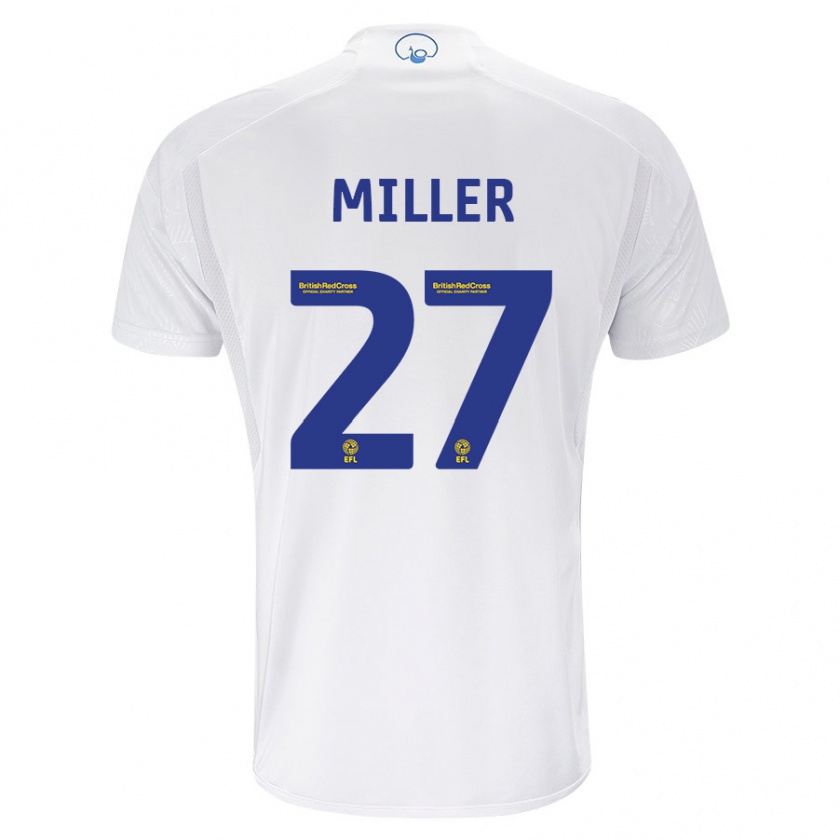 Kandiny Enfant Maillot Amari Miller #27 Blanc Tenues Domicile 2023/24 T-Shirt