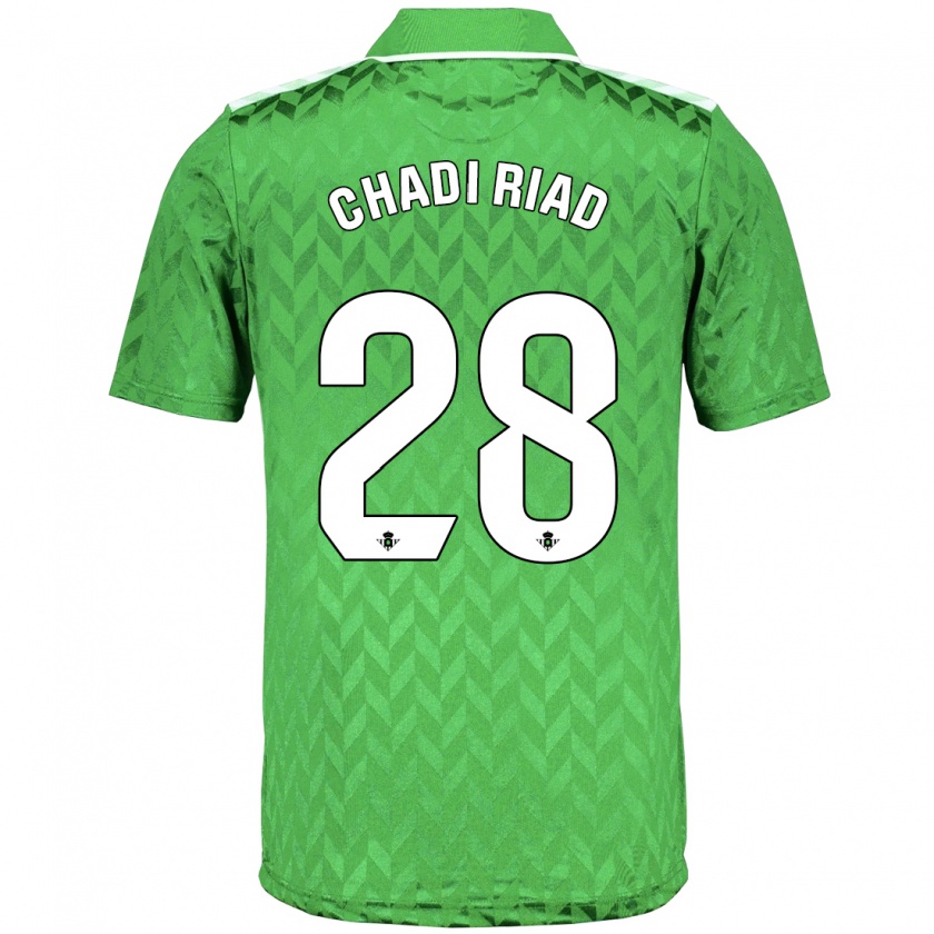 Kandiny Enfant Maillot Chadi Riad #28 Vert Tenues Extérieur 2023/24 T-Shirt