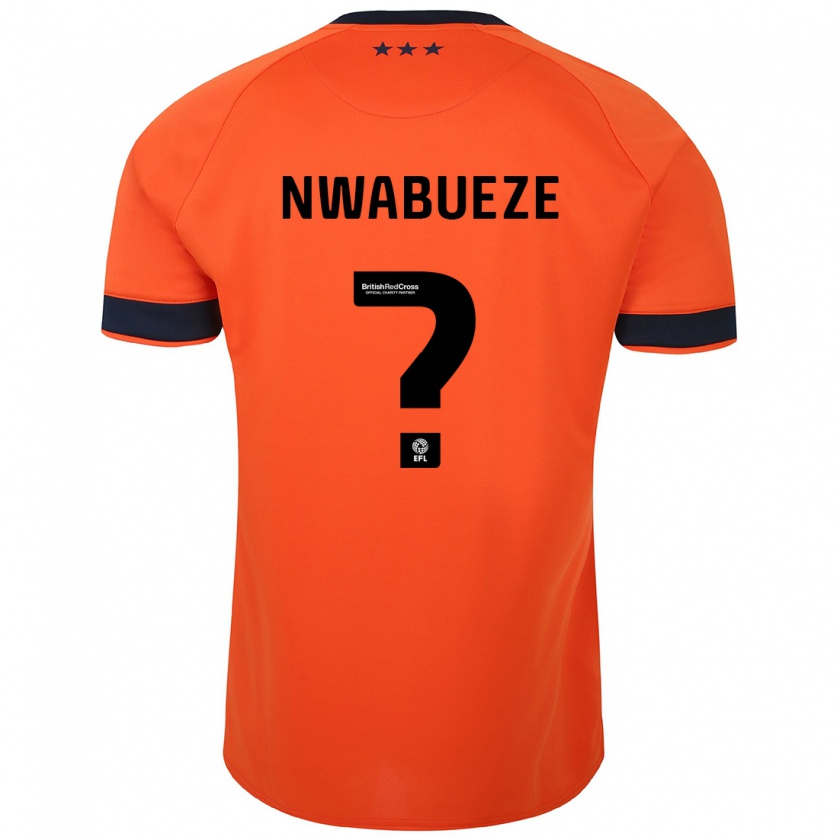 Kandiny Enfant Maillot Jesse Nwabueze #0 Orange Tenues Extérieur 2023/24 T-Shirt