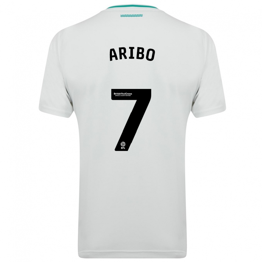 Kandiny Enfant Maillot Joe Aribo #7 Blanc Tenues Extérieur 2023/24 T-Shirt