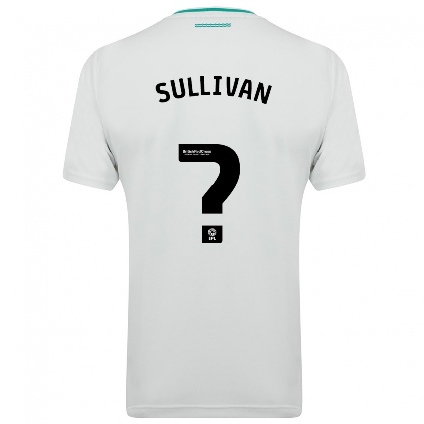 Kandiny Enfant Maillot Cameron Sullivan #0 Blanc Tenues Extérieur 2023/24 T-Shirt