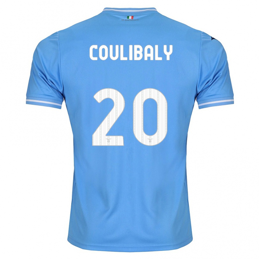 Kandiny Homme Maillot Larsson Coulibaly #20 Bleu Tenues Domicile 2023/24 T-Shirt