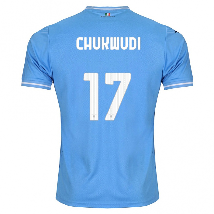 Kandiny Homme Maillot Ogonna Franca Chukwudi #17 Bleu Tenues Domicile 2023/24 T-Shirt