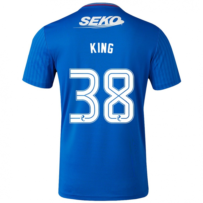 Kandiny Homme Maillot Leon King #38 Bleu Tenues Domicile 2023/24 T-Shirt