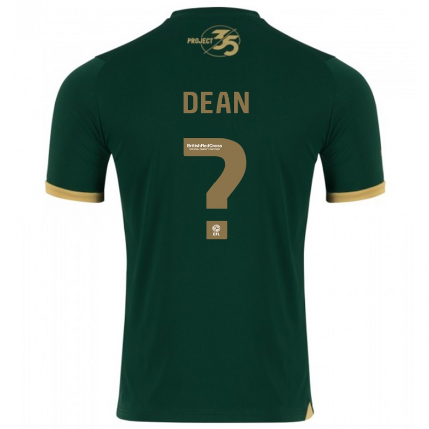 Kandiny Homme Maillot Oscar Dean #0 Vert Tenues Domicile 2023/24 T-Shirt