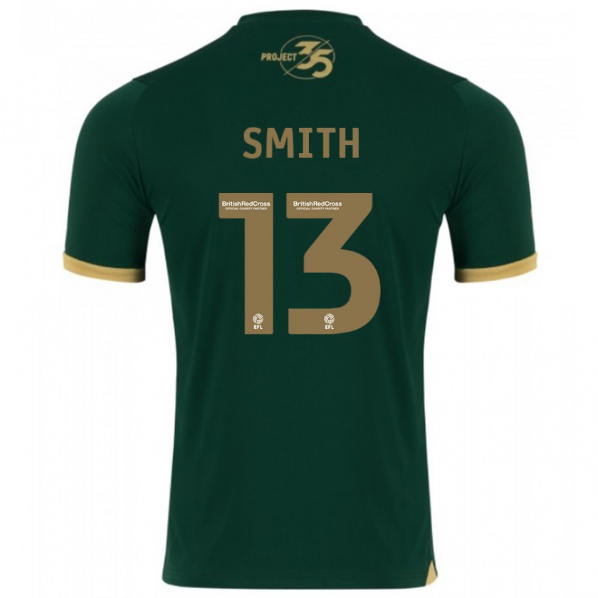 Kandiny Homme Maillot Grace Smith #13 Vert Tenues Domicile 2023/24 T-Shirt