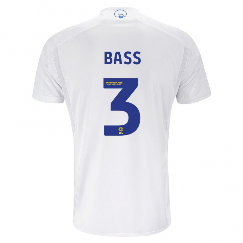 Kandiny Homme Maillot Rebekah Bass #3 Blanc Tenues Domicile 2023/24 T-Shirt