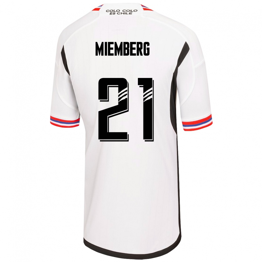 Kandiny Homme Maillot Erick Wiemberg #21 Blanc Tenues Domicile 2023/24 T-Shirt