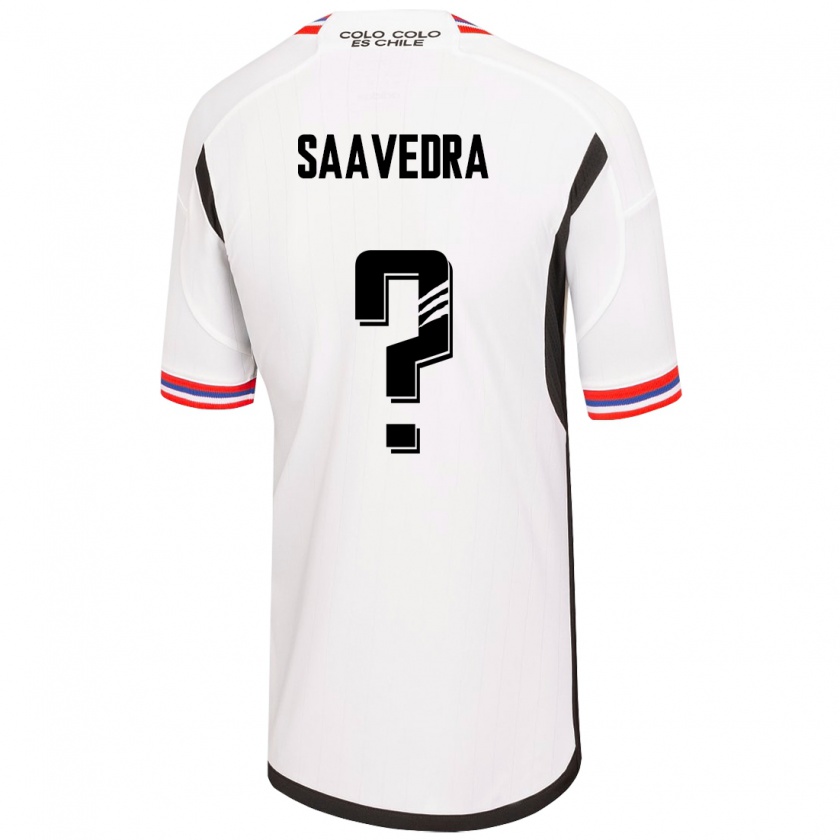 Kandiny Homme Maillot Danilo Saavedra #0 Blanc Tenues Domicile 2023/24 T-Shirt
