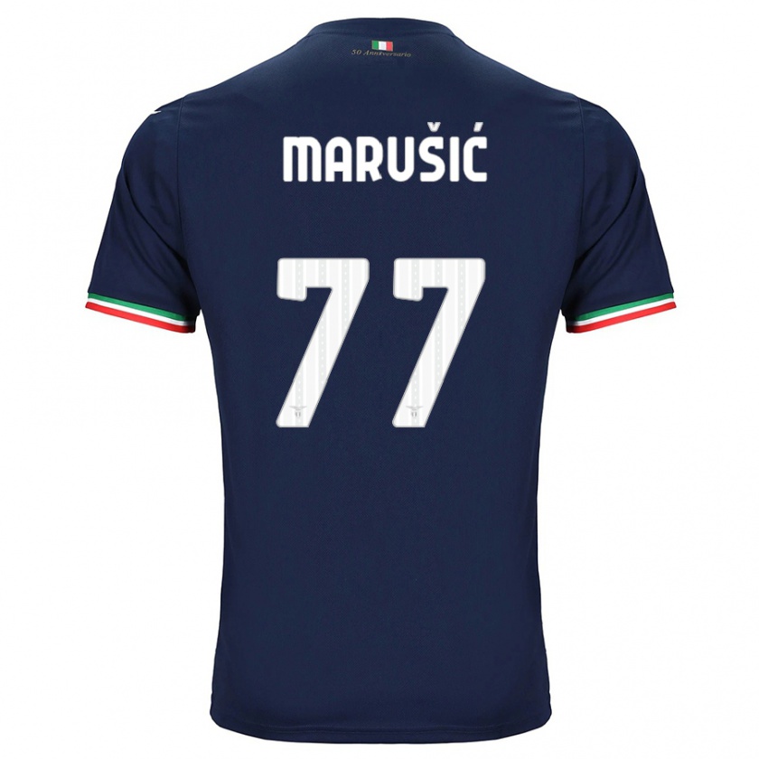 Kandiny Homme Maillot Adam Marusic #77 Marin Tenues Extérieur 2023/24 T-Shirt