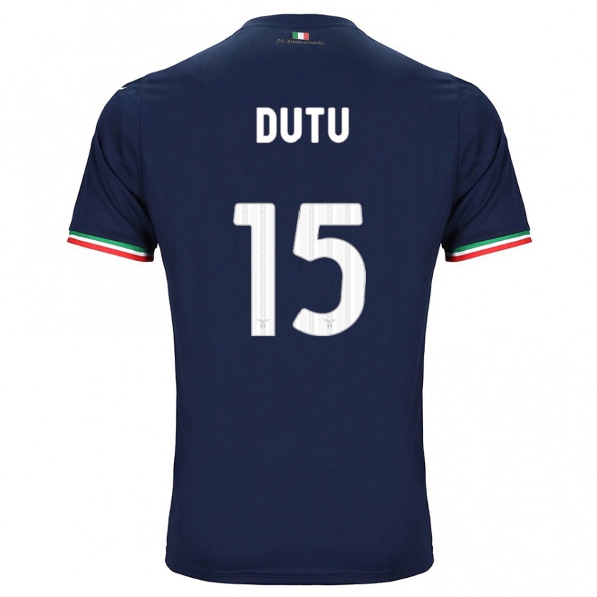 Kandiny Homme Maillot Matteo Dutu #15 Marin Tenues Extérieur 2023/24 T-Shirt
