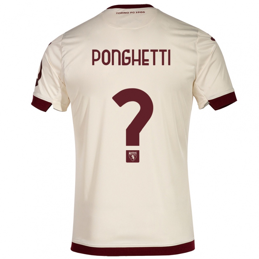 Kandiny Homme Maillot Matteo Ponghetti #0 Champenois Tenues Extérieur 2023/24 T-Shirt