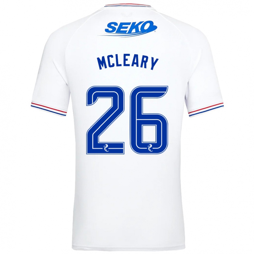 Kandiny Homme Maillot Jodi Mcleary #26 Blanc Tenues Extérieur 2023/24 T-Shirt